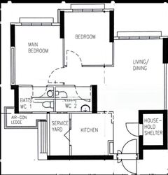 Woodlands Drive 73 (Woodlands), HDB 3 Rooms #466291581